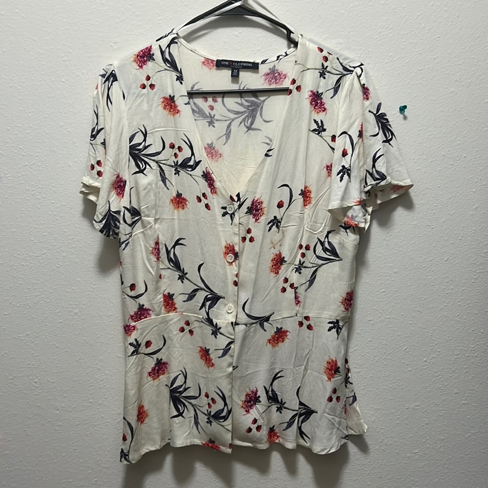 Floral shirt size Medium